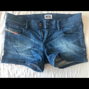 Diesel denim shorts size 28